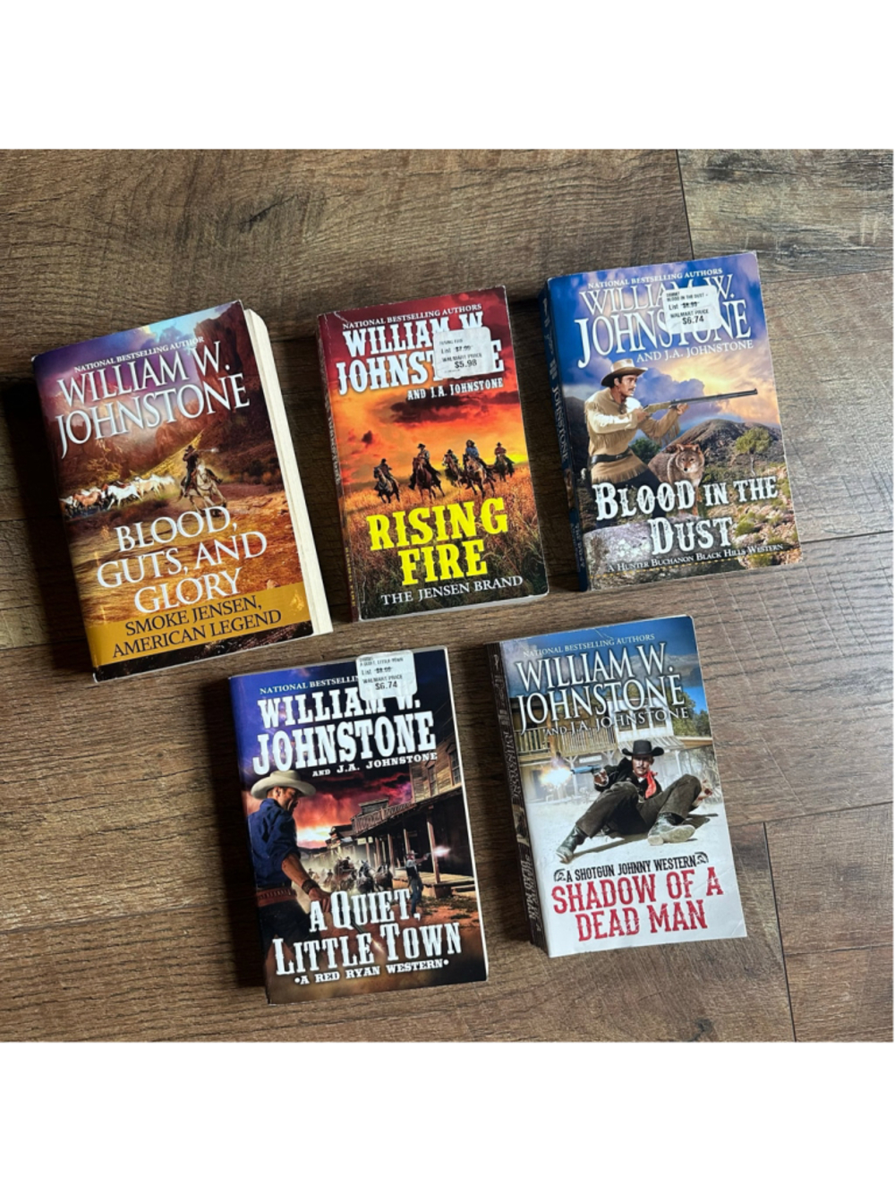 William W. Johnstone Western Paperback Book Collection - 5 Books